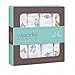 Produktbild 4er-Pack Swaddle Mulltücher mit Tiermotiven von Aden & Anais * u.a. zum Pucken, Swaddeln und als Decke *