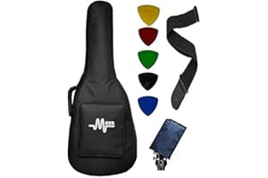 Mexa Acoustic Guitar Bag Padded Compatible with 38; 39; 40; 41; Inches Guitar Like - Fender; Yamaha; Cort; Ibanez; Havana, Kadence; Vault, Henrix, Juarez, Intern, Ashton; Givson Other Brands.