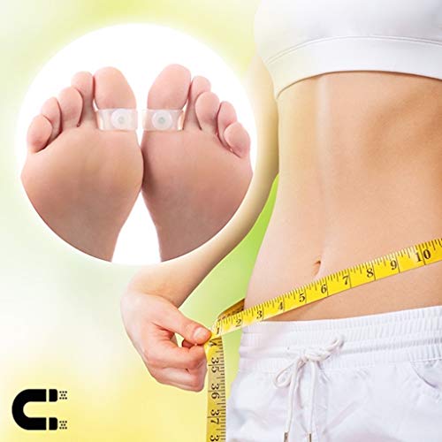 Durevole ed elegante L'anello di dito molle di dimagramento molle di perdita di peso riduce il grasso sul corpo (Colore : White)