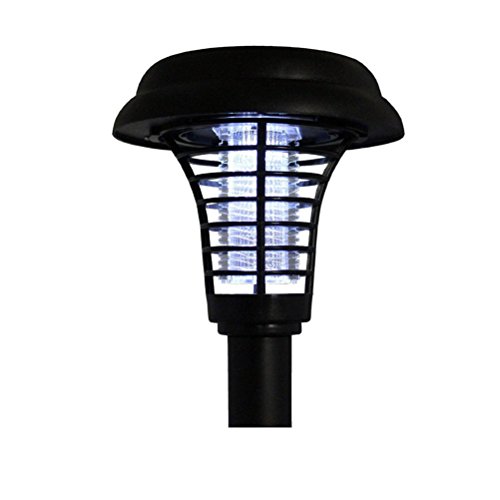 Insektenvernichter Solarbetriebene, Solar LED Outdoor Lampe, 2 in 1 Mückenvernichter und Garten-Leuchte, IP64 Wasserdicht Bug Zapper Garten-Licht Insektenlampe ohne Chemie Für Terrasse, Hof von Zuoao - 4