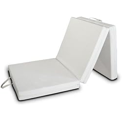 EvergreenWeb Futon Easy colchón, Plegable, Ahorro de Espacio, Plaza Individual (80x200)