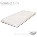 Comfort Kids 126 x 62.5 x 10 cm Luxury Foam Cot Mattress (And Also Fits Mamas & Papas Cotbed Size 300 127 x 63)