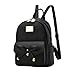 Produktbild Damen Schulterbeutel Beiläufige Kursteilnehmer Kleiner Rucksack Koreanische Art Und Weisesportbeutel,Black-OneSize