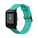 Produktbild Hunpta@ Mode Sport Silicagel Armband mit Metallverbindern für Xiaomi Huami Amazfit Bip(195 mm) (Grün)