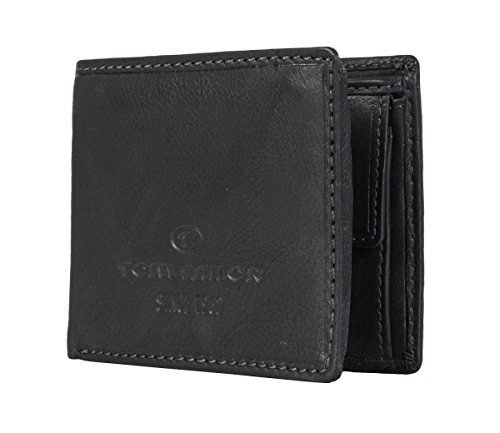 Preisvergleich Produktbild TOM TAILOR Herren Geldbeutel Portemonnaie Geldbörse Schwarz 1918