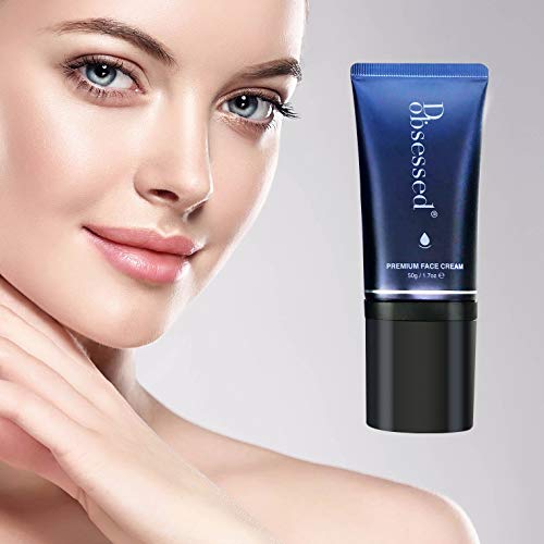 Crema Facial de D.obsessed - Fórmula de hidratación de la piel con moco de caracol, ácido hialurónico, niacinamida, escualeno y ácido fólico - Anti-Edad Efecto, Antiarrugas, Nutre, Hidratante (50g)