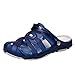 Produktbild SOMESUN Herren Freizeit Strand Sandalen Männer Jungen Mode Atmungsaktiv Hohl Watschuhe Hausschuhe Weich Beiläufig Gemütlich Rutschfest Schuhe (EU44/CN45, Blau)