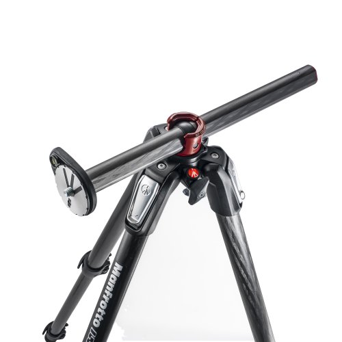 Manfrotto MT055CXPRO3 - Trípode Completo (Fibra de Carbono, 3 Secciones), Negro