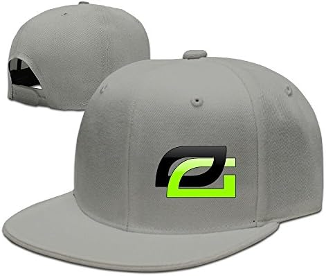 Feruch OpTic Gaming Logo Adjustable Snapback Baseball Hats Flat Cap Ash Ash