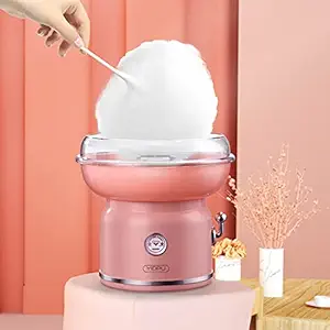 Trendy Retail Tabletop Commercial Electric Candy Machine Sweet Sugar Floss Maker Pink