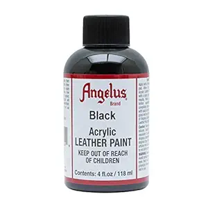 Angelus Leather Paint (Black) -4 oz