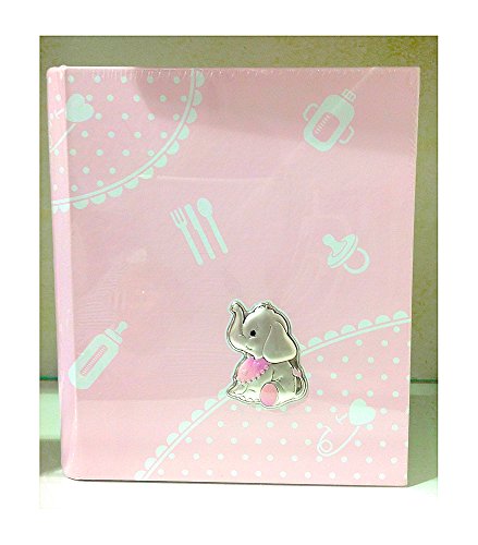 Álbum bebé | Plata bilamina | interno bautizo | Rosa | 2R Argenti