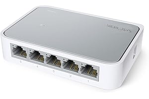 MERCUSYS TP-Link TL-SF1005D 5-Port 10-100 Mbps Desktop Ethernet Switch-Hub, Ethernet Splitter, Plug & Play