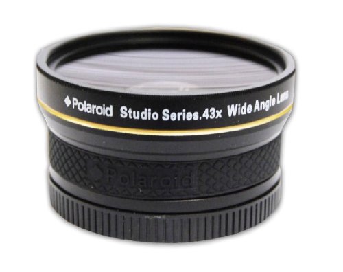 Polaroid Studio Series 43X High Definition Wide-Angle Lens SLR Objectif large Noir - Lentilles et filtres d appareil photo  SLR  Objectif large  Nikon  D40  D40 x  D50  D60  D70  D80  D90  D100  D200  D300  D3  D3S  D700  D3000  D5000  D3100  D3200      Noir  5 8 cm 