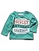 M&Co Baby Boy Long Sleeve Im A Totally Awesome Grandson Casual Novelty Cotton T-Shirt Green 9/12 Mnths