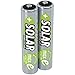 Price comparison product image ANSMANN 550mAh NiMH AAA Low Self Discharge Solar Pre-Charged Rechargeable Batteries (Pack of 2)