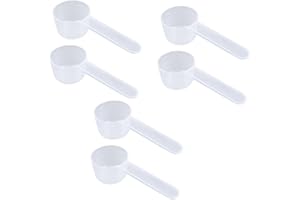 Changyeah 6 cuillères doseuses transparentes de 20 g, cuillères doseuses avec graduation pour la cuisine et la pâtisserie