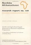 Image de Gender and Agricultural Supply Responses to Structural Adjustment Programmes: A Case Study of Smallholder Tea Producers in Kericho, Kenya
