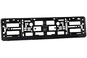 TAPORT 1x Car Registration License Number Plate Surround Holder Frame ALL STYLES (BLACK)