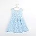 Internet Baby Kids Girls Sleeveless Print Bowknot Tutu Dress for 1-7 Years Old (2-3 years old, Blue)