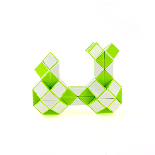 Wings of wind - High Quality 72 Section Magic Ruler Spherical Magic Snake Twist Puzzle (Green)