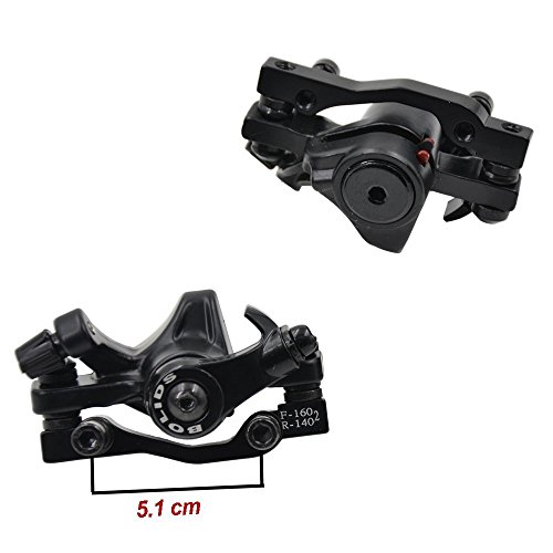 Racksoy Fahrrad MTB Scheibenbremsen Kit (F-160mm/R-140mm & F-180mm/R-160mm) + G3 Laufräder 160mm - 3