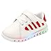 Produktbild Baby (22-26) Turnschuh, Quaan Jungen Mädchen Martin Leder LED Licht Leuchtend Sport Schüler Stiefel Schnee Beiläufig Retro Klassisch Mode Klassisch Einfachheit Party Prinzessin Bowknot Hochzeit Schuhe
