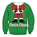 Produktbild Soupliebe Damen Christmas Santa Printing Rundkragen Sweatershirt Tops Bluse Kapuzen Langarmshirt Sweatjacke Kapuzenpullover Hoodie Pullover