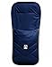 Produktbild Heitmann Baby Sommer Fußsack mit Baumwolle marineblau, waschbar, für Kinderwagen, Buggy, ca. 94x42 cm