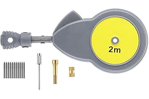 Poggapp Measure Beam Compass with 10 Pencil Leads,Measure Beam Compass for Drawing Circles and Lines with Tape Measure