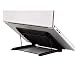 Produktbild vanra Metall Mesh Tablet Ständer Verstellbare Laptop Ständer Schreibtisch faltbar Tablett Halterung Dock schwarz