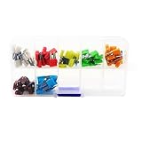 Modelo de producto: F2826-Z. MagiDeal 70pcs 32v F2826-z Jcase Caja En Forma de Fusibles Cuadrados 5a 7.5a 10a 15a 20a 25a 30a