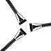 Tonsee 1Pcs Professional Flat Contour Brush Face Cheeks Blend Makeup Cosmetic Brusher Tool (Black)