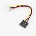 Produktbild crewell 3 PCS Power Adapter 4pol zu SATA 15pol 15 cm Power Kabel 1 x 4 Pin, 1 x 15-Pin/SATA Anschluss