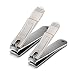 Hfun Nail Clippers Set- Stainless Steel Fingernail and Toenail Clipper Kit for Thick Nails