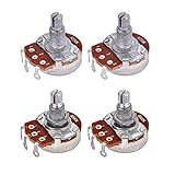 4 stücke Hohe Qualität Gitarre Alpha A250K / B500K Potentiometer Töpfe.