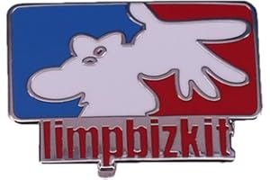 ZHIXUAN Rock Limp Bizkit Brooches Band Enamel Pin Brooch Badge Lapel Pins Hard Metal Alloy Jacket Decoration Collar Pin Decoration Pin Lapel Badge Jewelry Accessories Music Fans Gift