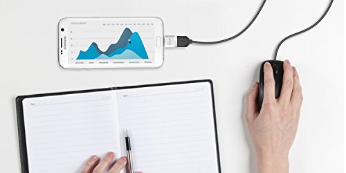 HAVIT Micro USB OTG auf USB Adapter, High-Speed Micro USB male zu USB female Adapter für Android Smartphone / Tablette mit OTG Funktion (Weiß) - 5