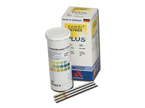 analyticon 94108 Combi Protector de Plus orina tiras  3 parámetros (Pack de 100)