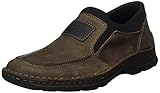 Pflegeleicht Rieker Herren 05352 Slipper, Braun (kakao/Schwarz/Schwarz), 41 EU