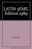 LATIN 3EME. Edition 1989