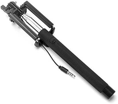 KAIOVA® - Designer Bluetooth mobile phone self-adhesive rod with internal trigger - mini-link connection- telescopic rod with universal holder - black - arm extension