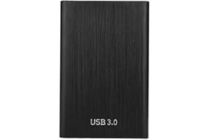 LYEAA 2.5 Inch External Hard Drive USB 3.0 Mobile Hard Disk 1TB Metal Plug and Play for Tablet Computer (Black)