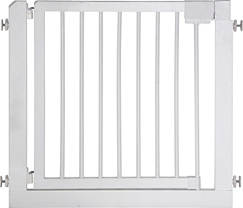 IB-Style - Door- & Stairgate Safetygate Kolby | 80 - 86 cm | 31.5" - 33.9" |double locked | hardwood - white