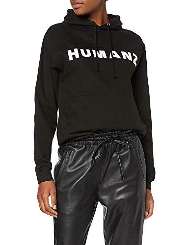 Felpa (S) Humanz Logo Slim Fit Pullover Hoodie (Black)