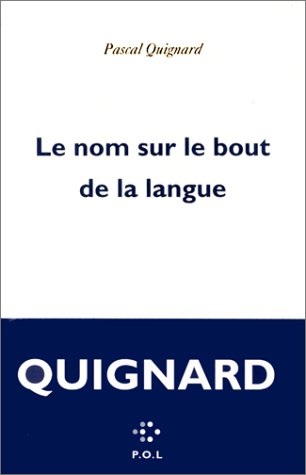 couverture de : Le nom sur le bout de la langue