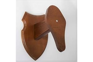 GTK - Geweihe & Trophäen KRUMHOLZ Trophäenschild für Mufflon Muffel Widder Trophäe Trophäenbrett Geweihbrett