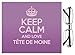 Produktbild Violett Keep Calm und Love Tête de Moine Objektiv Reinigungstuch Farbe 3073