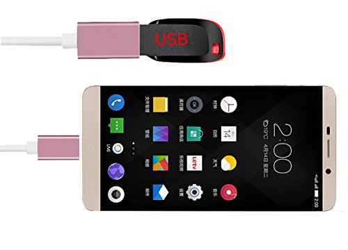 10.6cm USB Type-C Adapter, USB-C 3.1 auf USB-A 3.0 Kable Male to Female für USB Type-C Geräte, einschließlich MacBook, Chromebook Pixel, Nexus 5X, Nexus 6P, Nokia N1 Tablet und mehr (silber) - 5