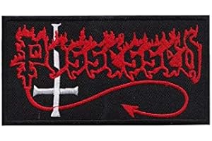 SIGITASTRADING Possessed Death Metal Band Écusson Patch en fer brodé sur accessoire